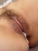 Hairy Japanese juvenile receives a creampie from the doctor